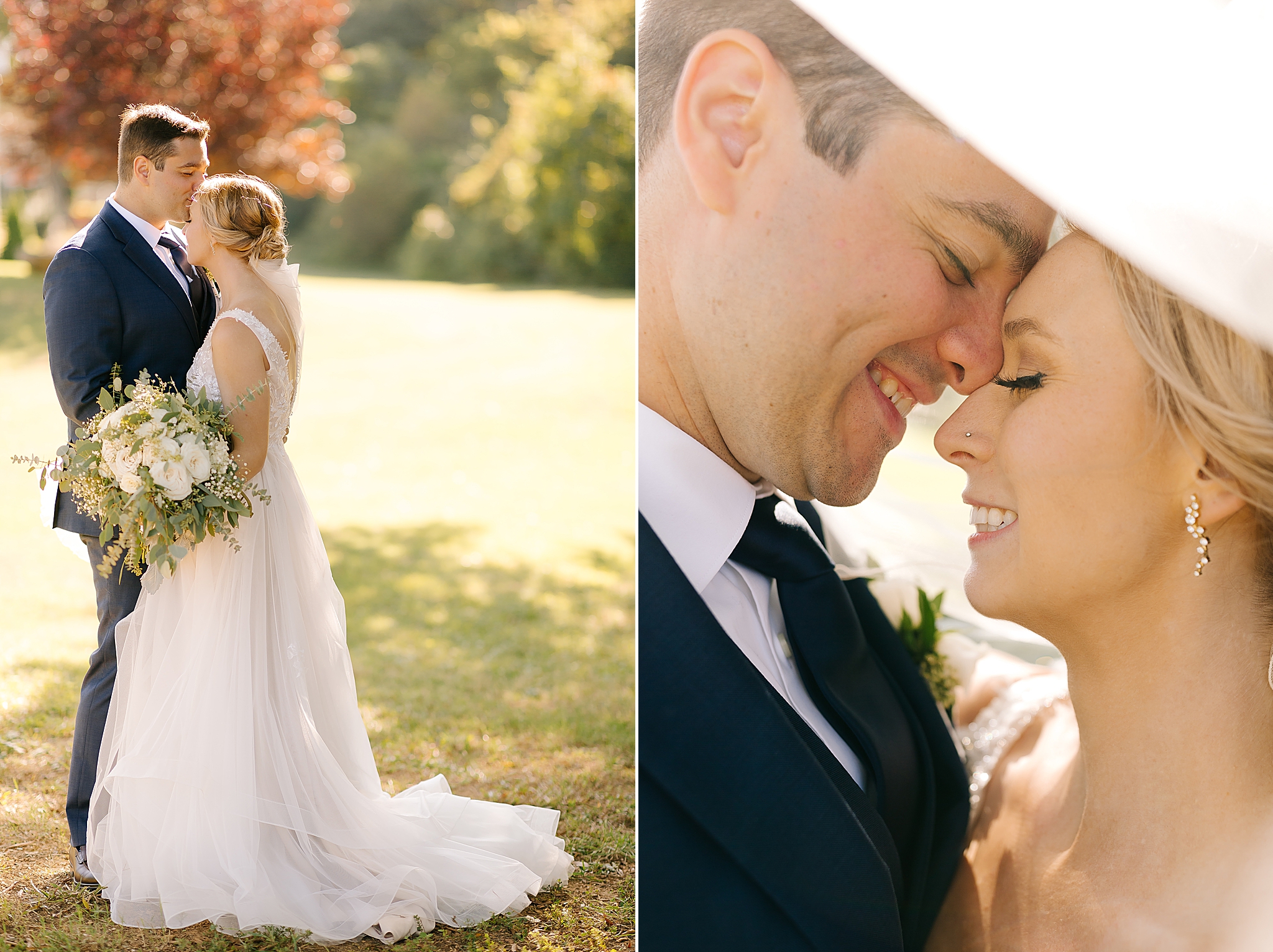 fall wedding portraits at sunset by Chelsea Renay