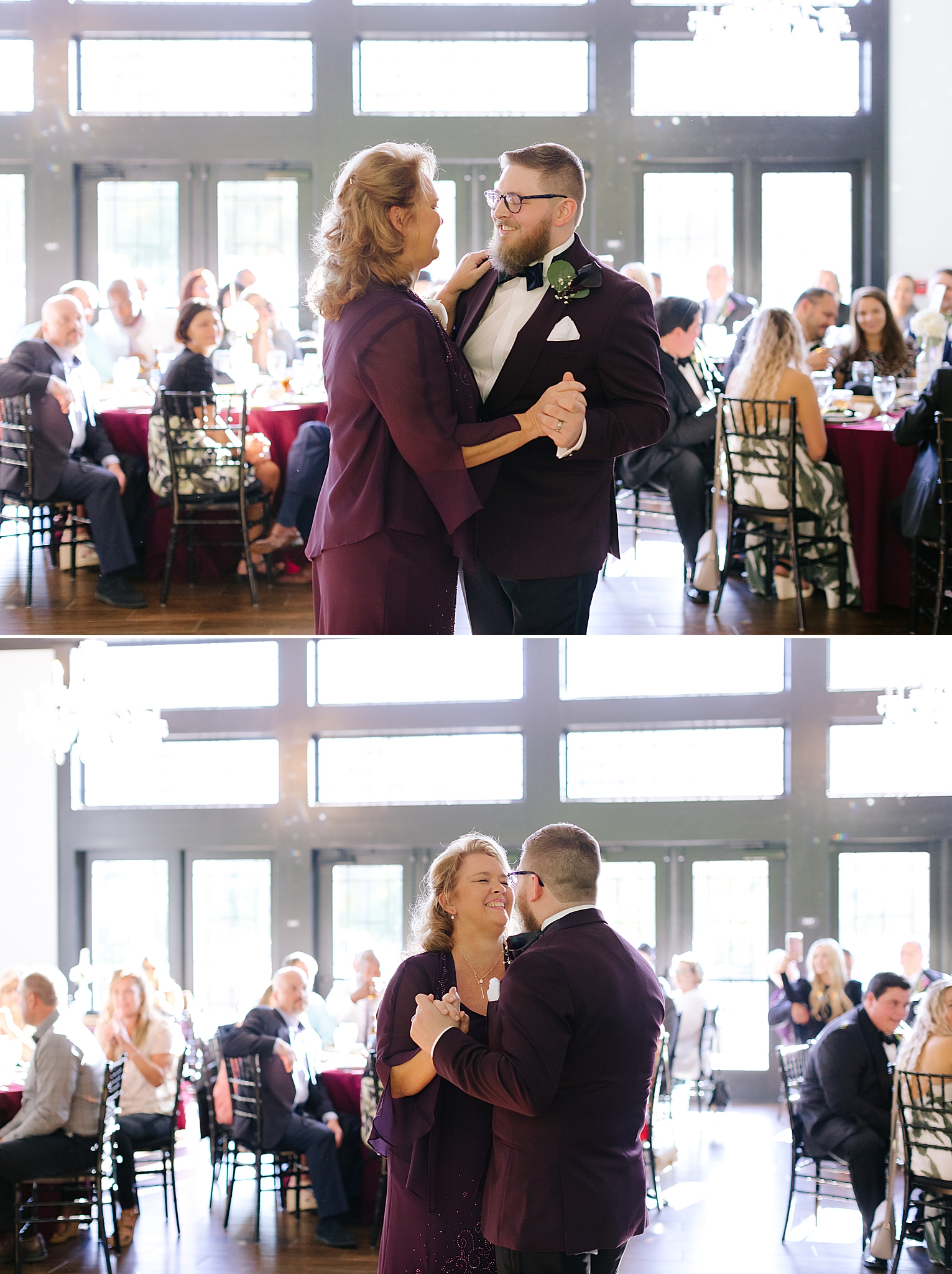 groom and mom dance at Southern Charm Events