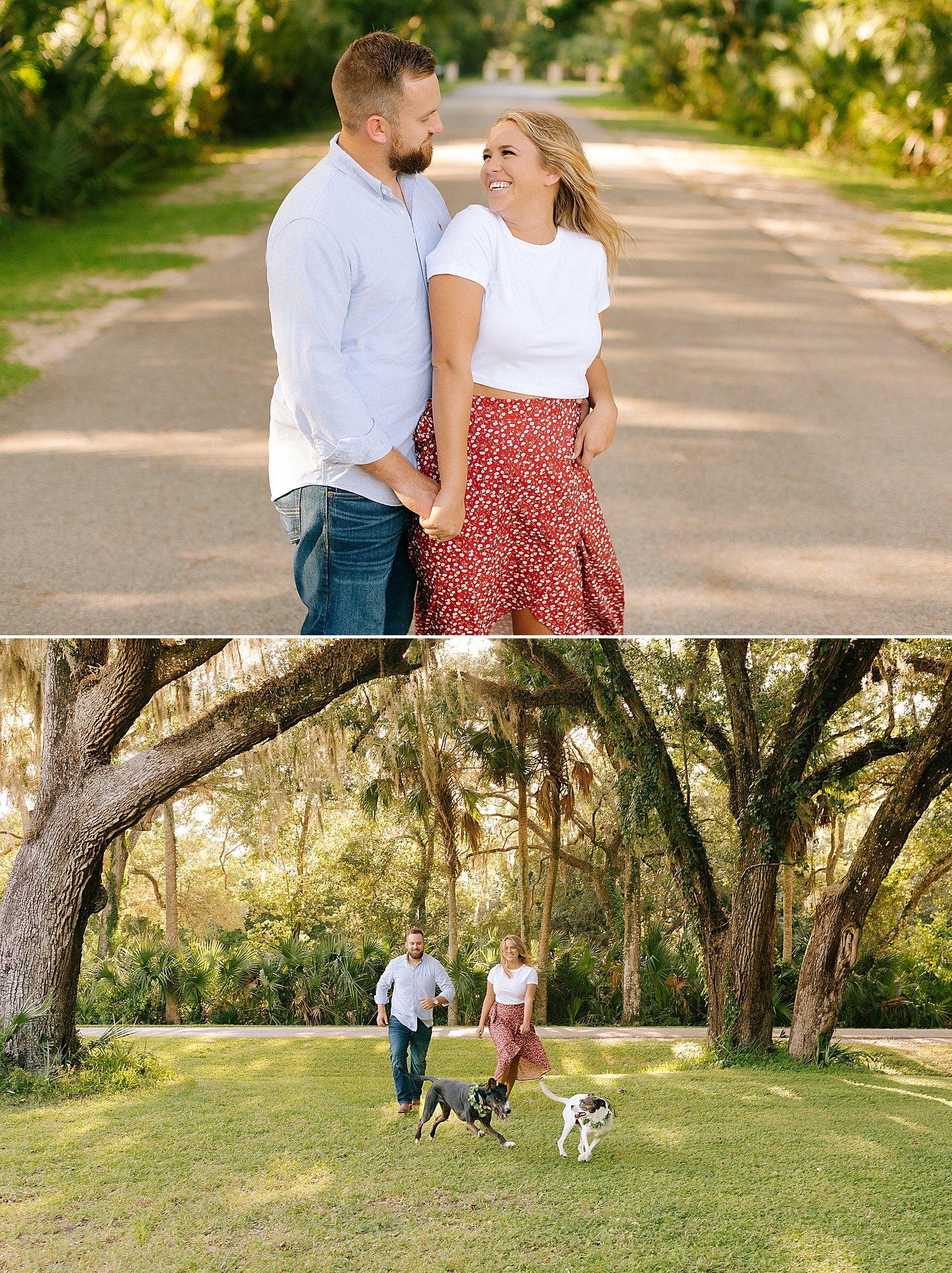 sunset engagement session in Palm Coast FL