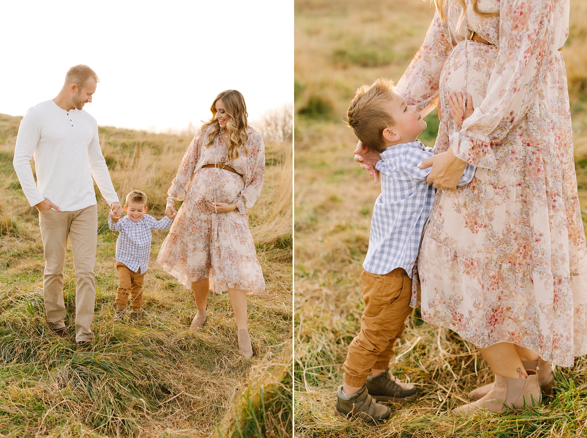Max Patch maternity session with mom in boho dress