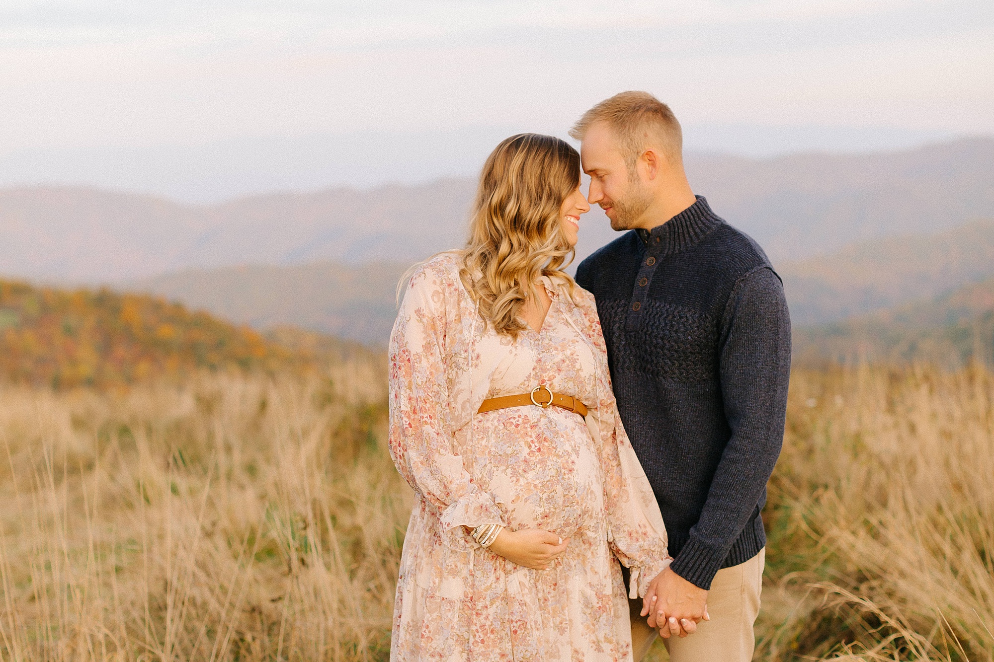 Max Patch maternity session in Asheville NC