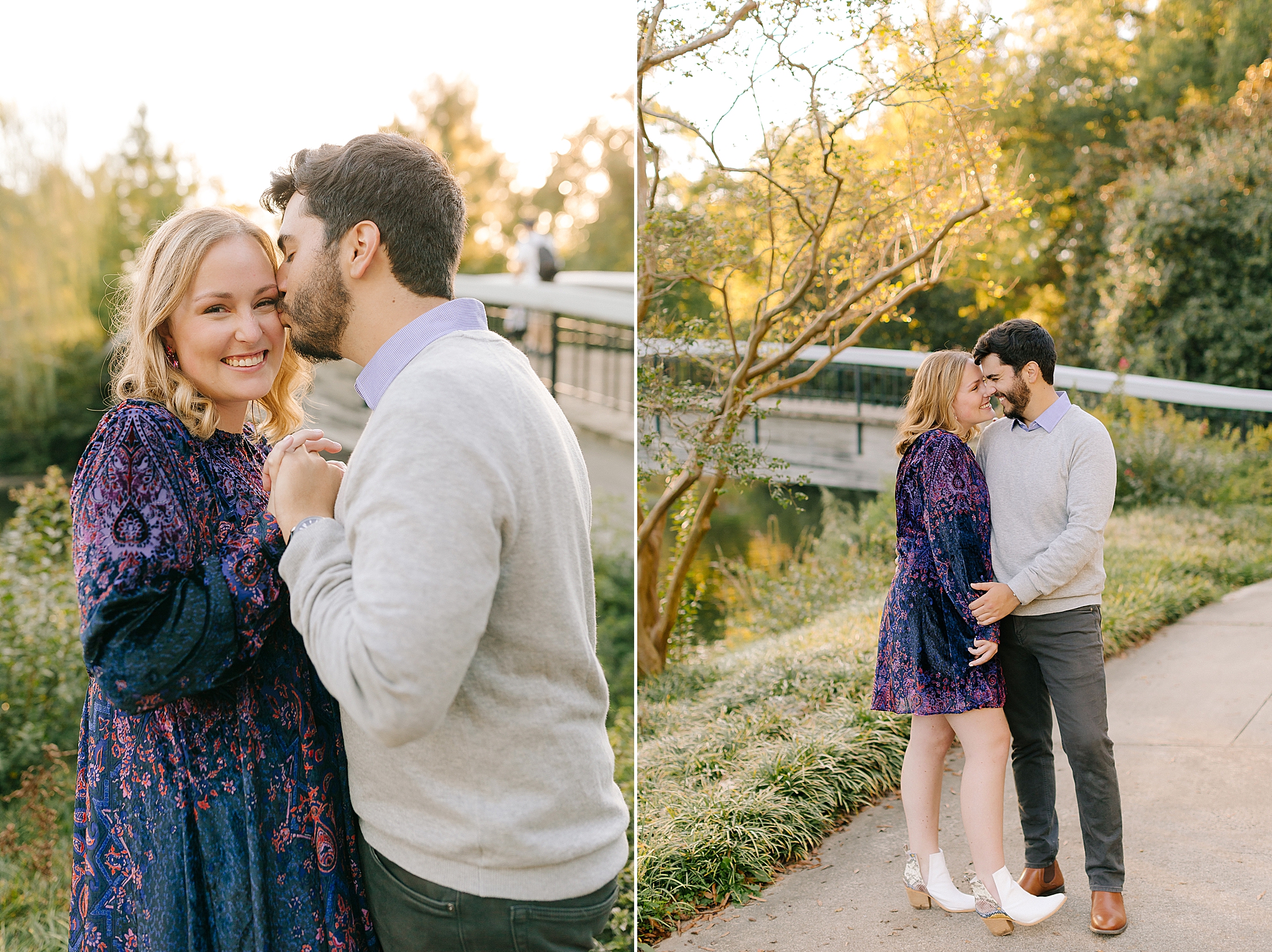 fall engagement photos in Raleigh NC