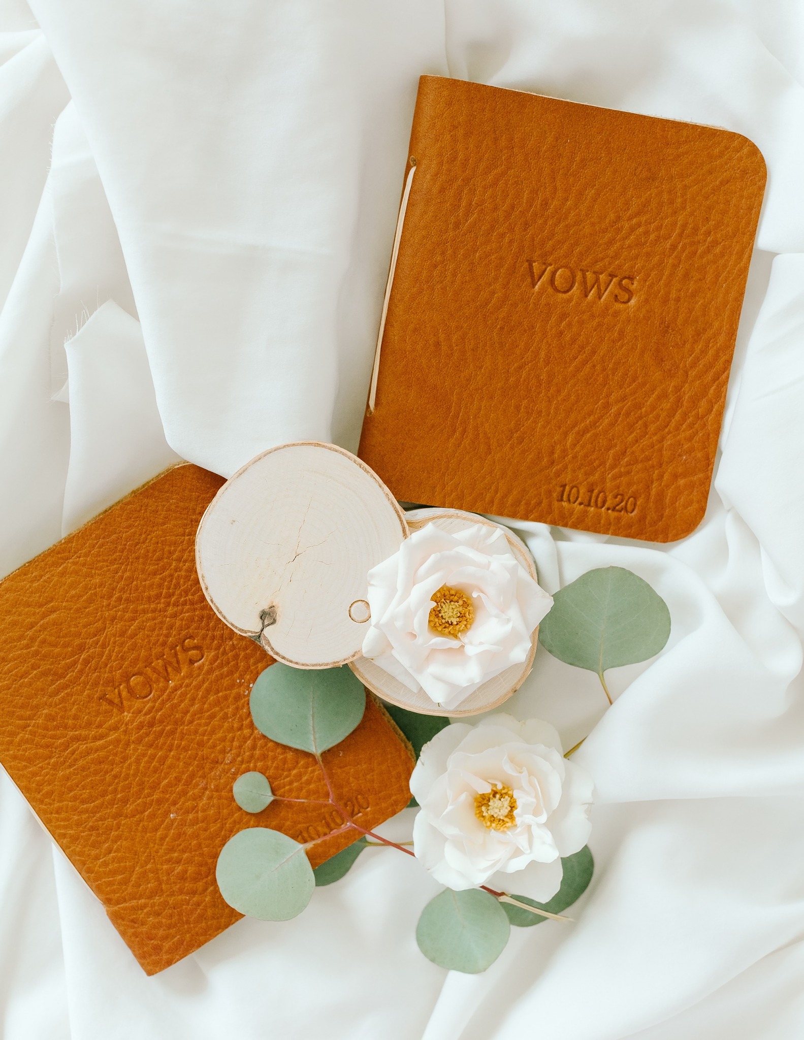 vow booklets for NC wedding day