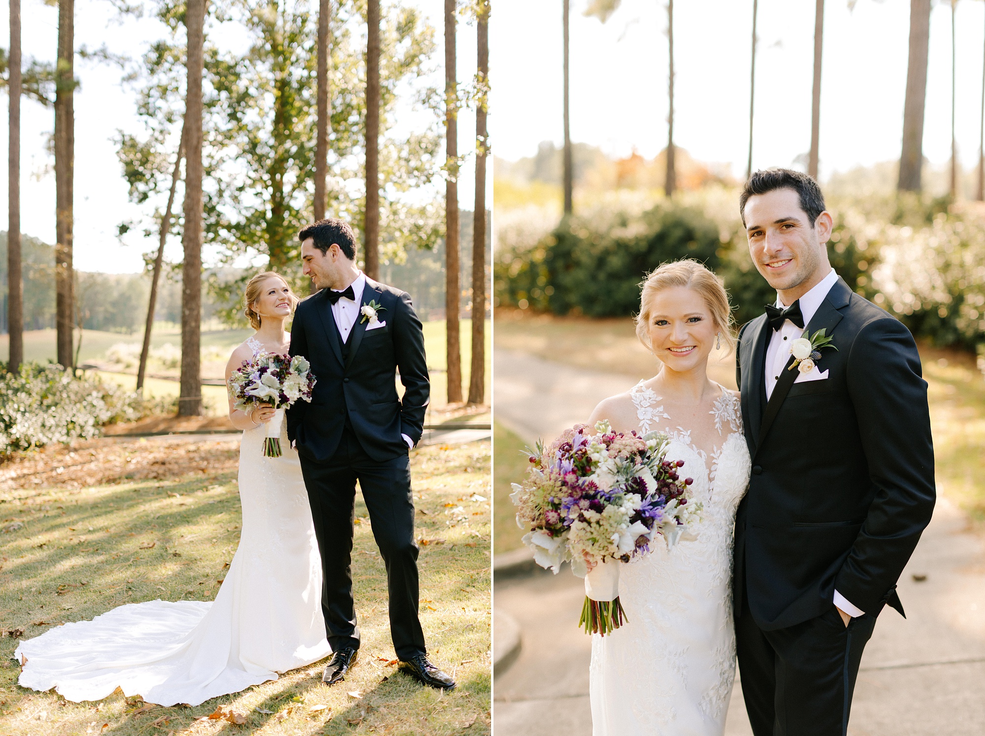 classic bride and groom portraits in Alabama