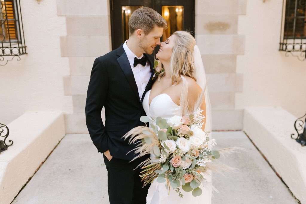Wedding Portraits of a couple at Powel Crosley Estate by Destination Wedding Photographer Chelsea Renay