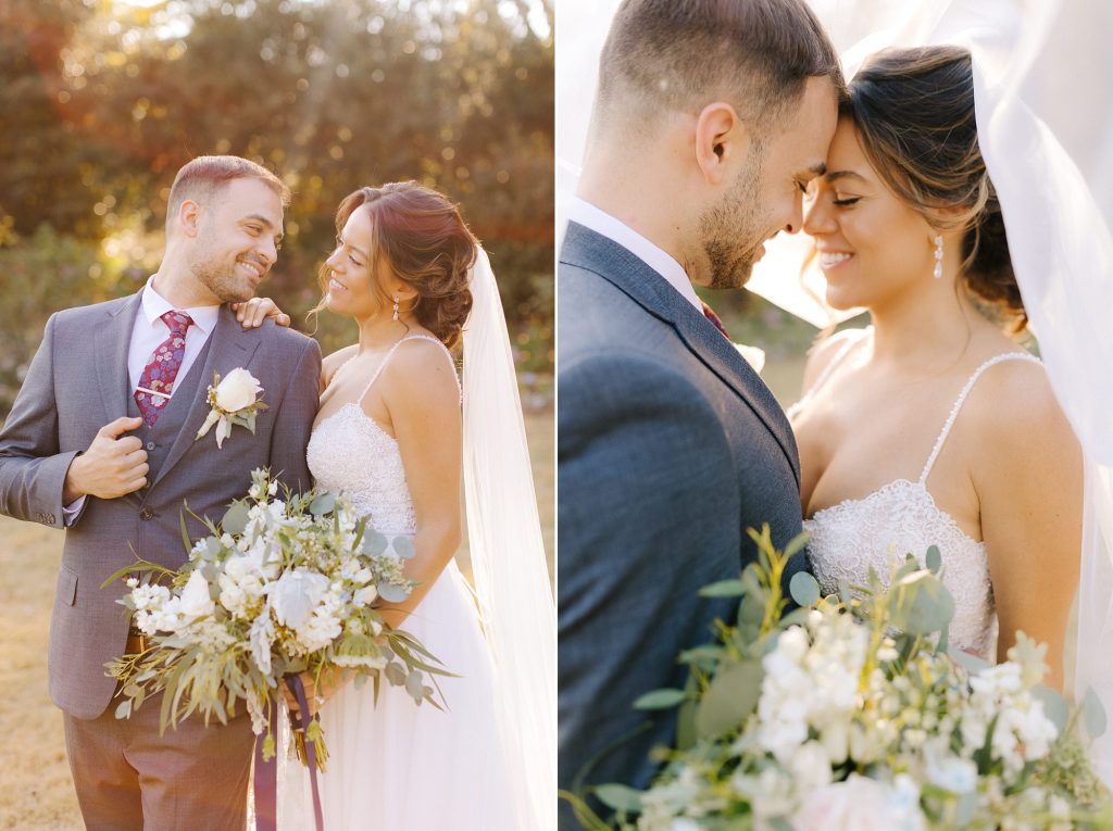 sunset wedding photos in Downtown ATL