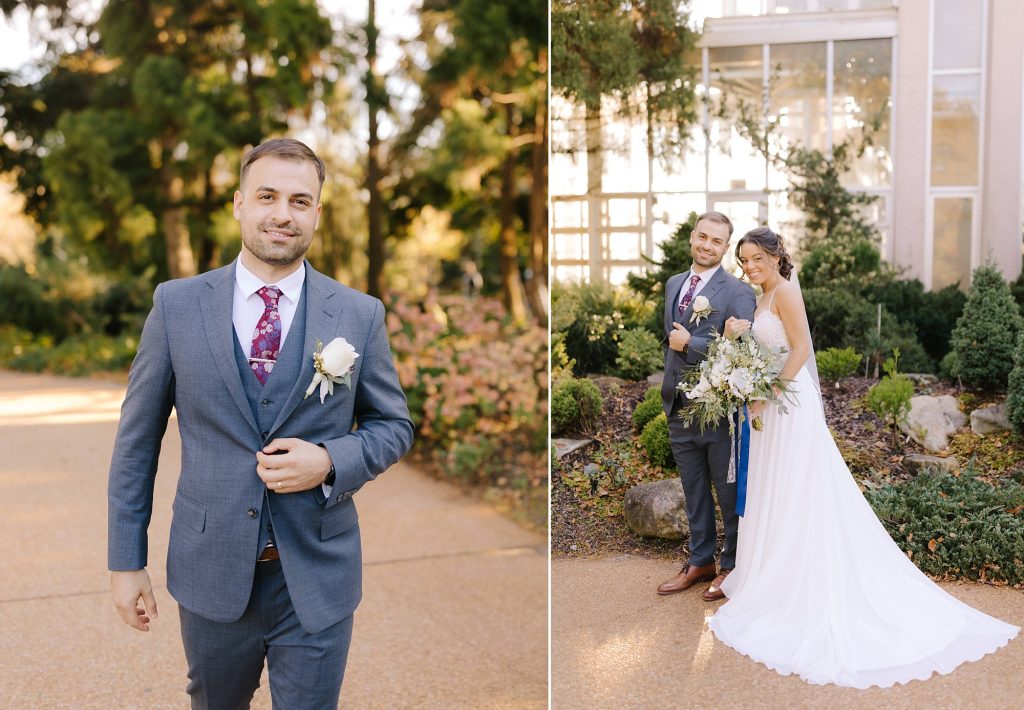 Atlanta wedding portraits in Downtown