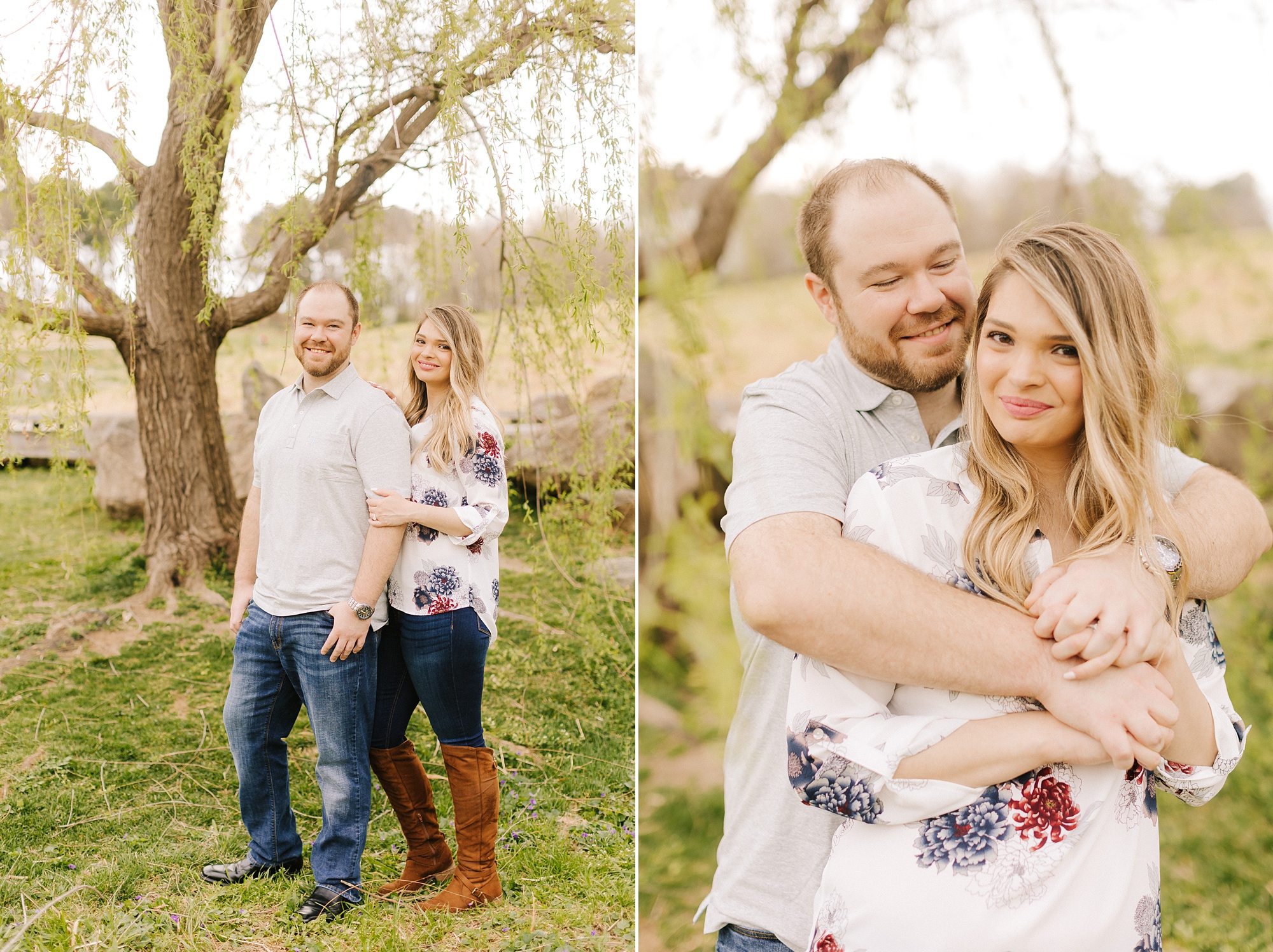 springtime Raleigh engagement photos with Chelsea Renay