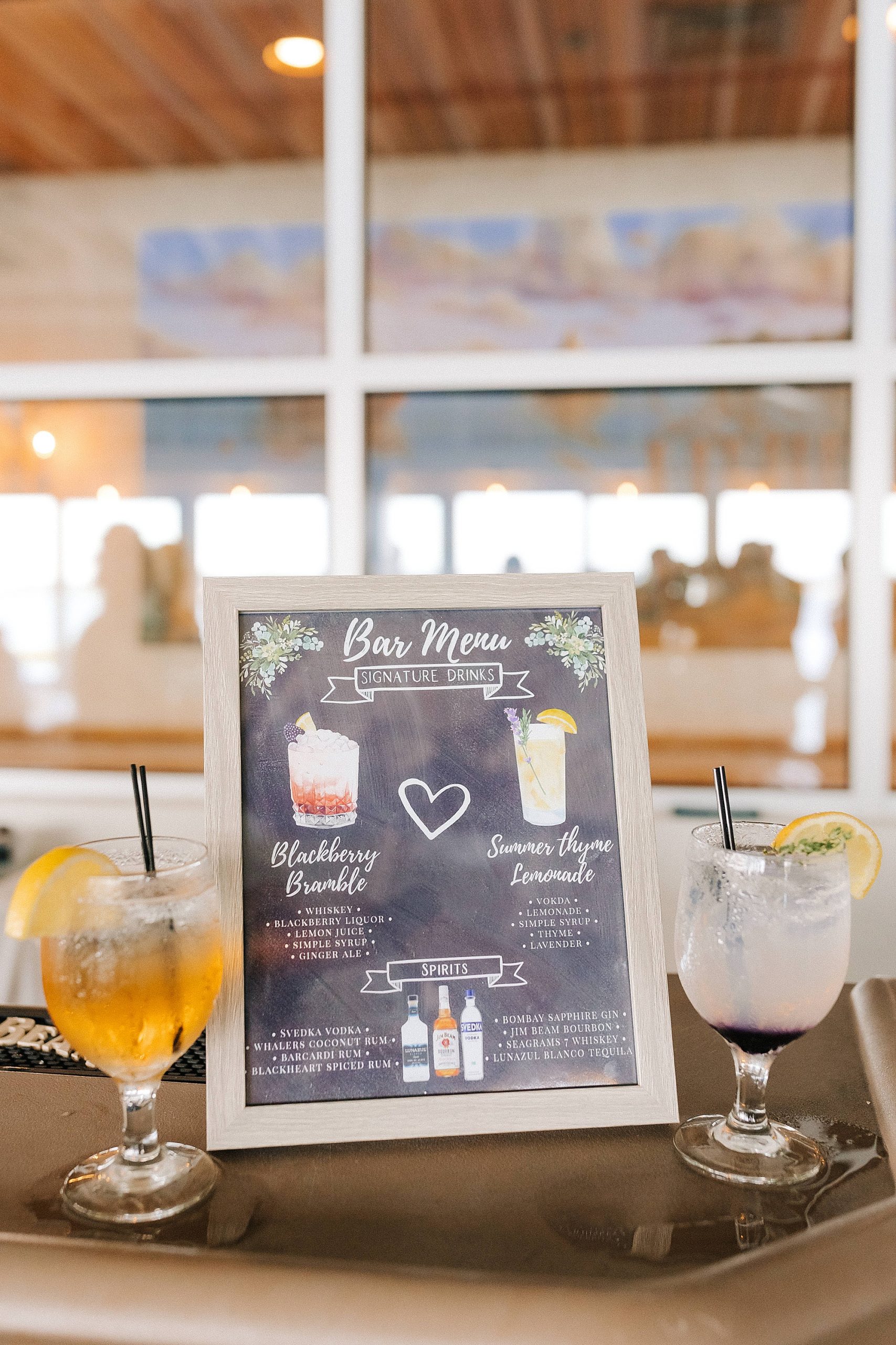 signature drinks for VA Beach wedding reception