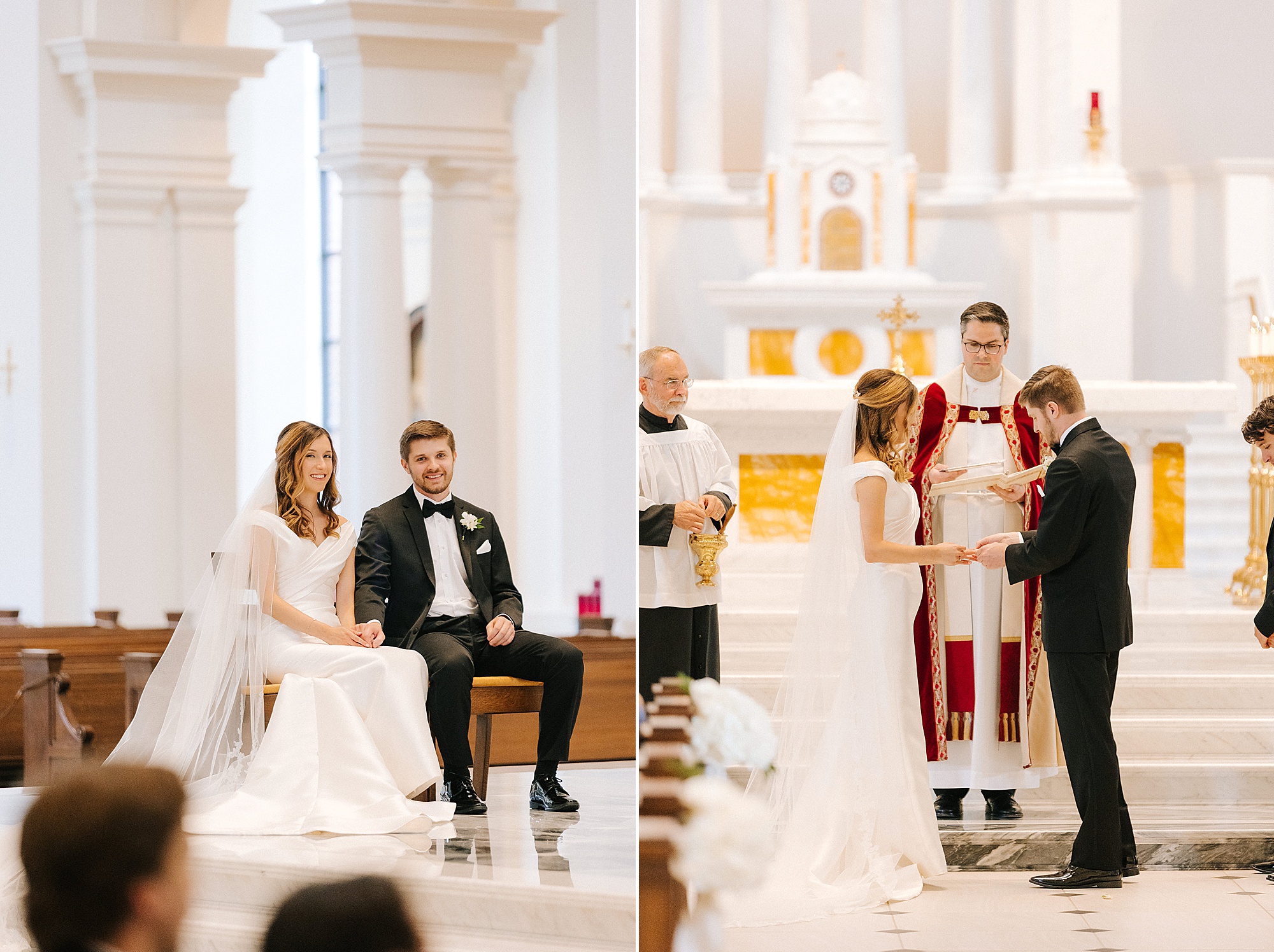 traditional church wedding in Raleigh NC